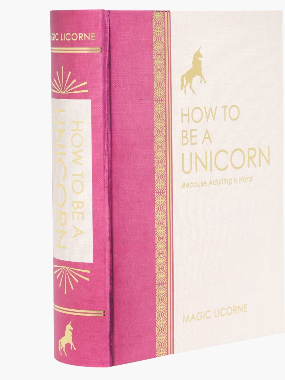 Decorative Book Box-How to Be a Unicorn Because Adulting is Hard